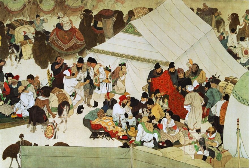 جاده ابریشم در تبادلات فرهنگی